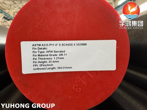 OEM ASTM A335 P11 HFW Helical Serrated Fin Tube Gr.11 For Power Plants