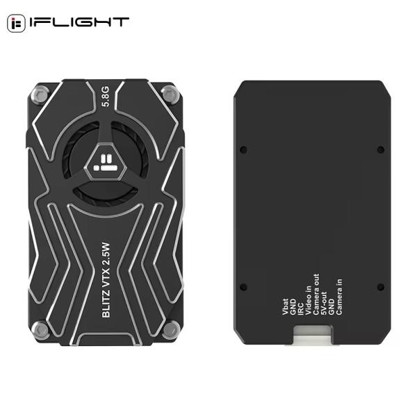 2.5W VTX 5.8Ghz 40CH Spare Parts for FPV Drone VS RUSH FPV TANK SOLO 2.5W With Built-in Microphone MMCX Interface