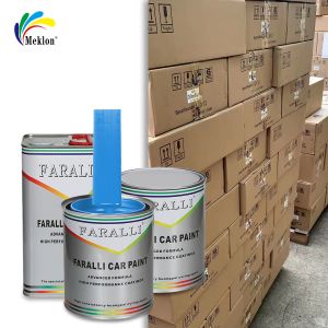 1K neige glacée bleu brillant couleurs acryliques solides Peinture automobile pour réparation de carrosserie de voiture d'occasion