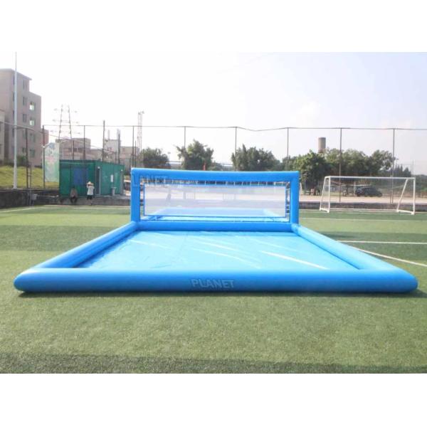 Portable Air Sealed Inflatable Volleyball Pool Court Inflatable Volleyball Field Floating Volleyball Court For Sale