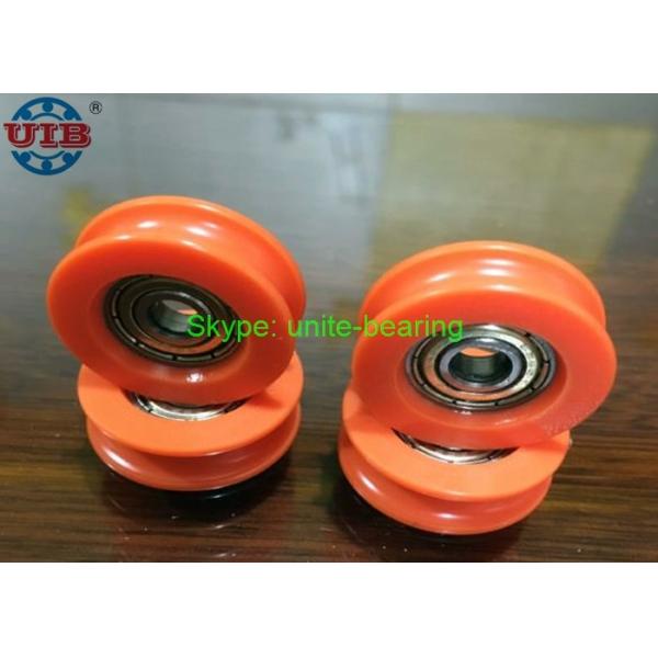 High Carbon Steel Bearing Housing Types , 605 ZZ Plastic Wrapped Wheel Bearing