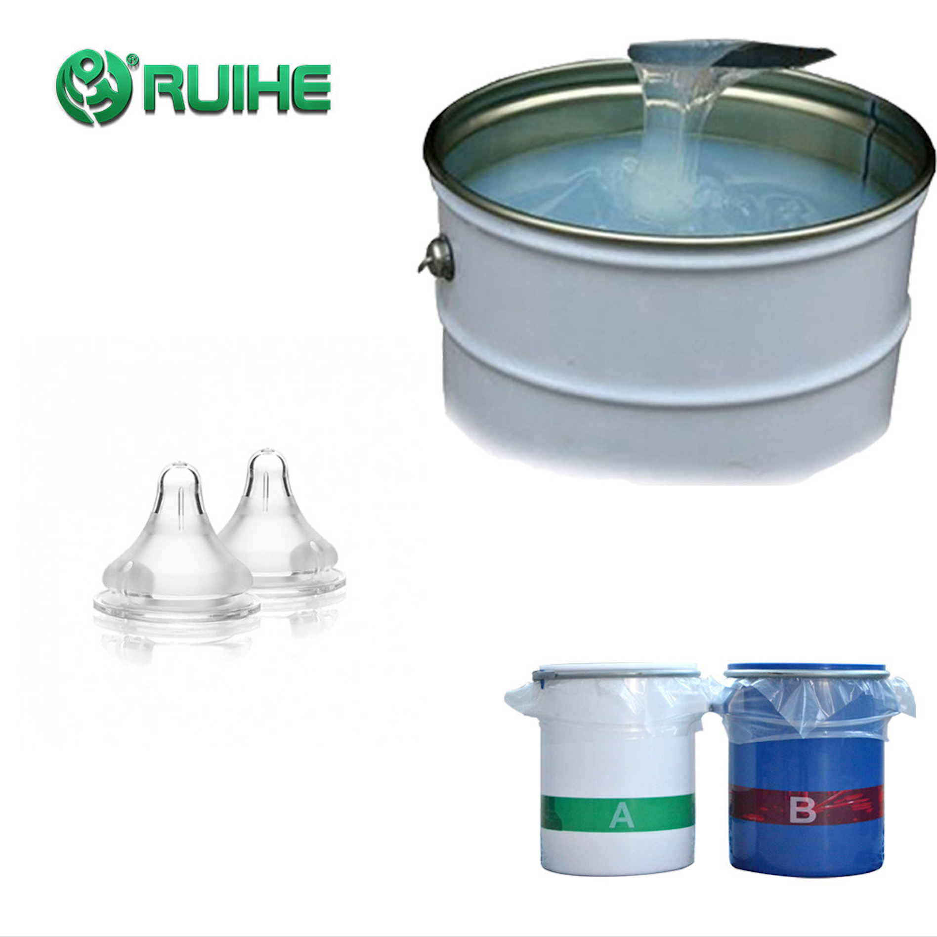 Food Grade Low VOC One-Shot Molding Liquid Silicone Rubber (LSR) Non-Post Cure Supplier