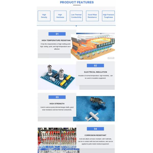 Кольца керамического уплотнения изоляции промышленные с высокой температурой паза зуба устойчивой