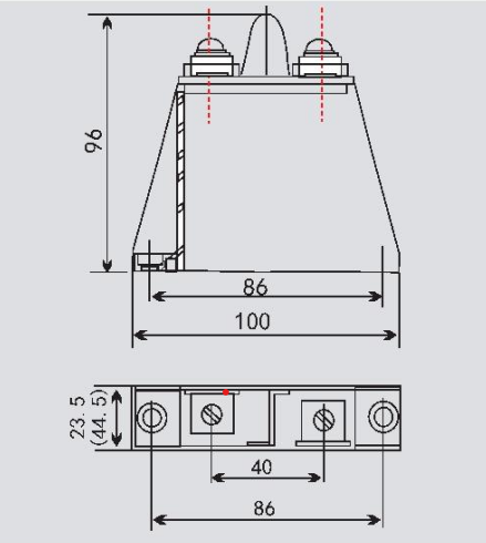 Arrester источника питания варистора металлической окиси MYL8 750/70 TMOV