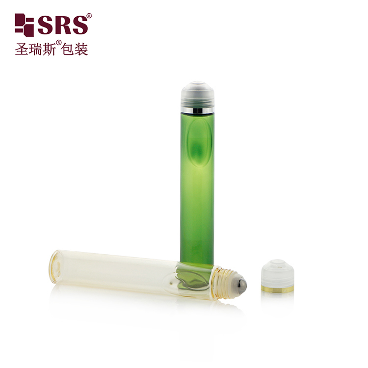 20ml Recyclable PETG Roller Bottle Lightweight Travel Friendly for Essential Oil Cosmetic Packaging