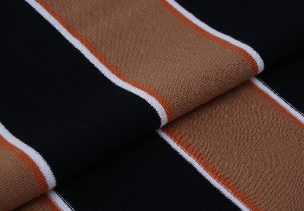 Élasticité lisse et confortable Tissu à rayures adapté à la peau pour le port occasionnel