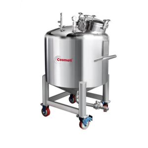 100L big capacity stainless steel movable sealed storage tank for storing liquid perfume