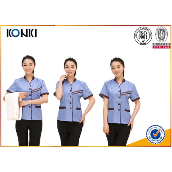 Delicate Handwork Hotel Staff Uniform Female And Male Various Colors