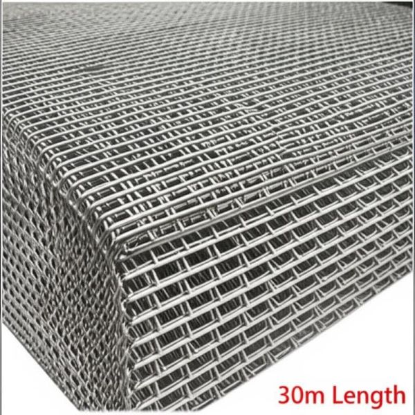 SS316 SS304 Acid Resisting Stainless Steel Wire Mesh with 30m Length for Industrial Use
