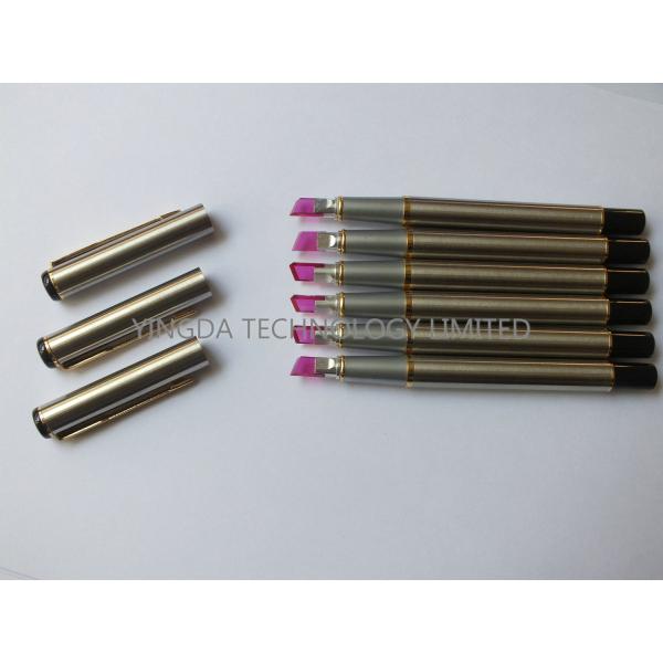 Ручка вырезывания волокна портативного плоского лезвия рубиновая, миниый нож для разрезания инструментальных ящиков волокна