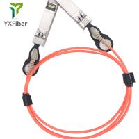 Câble à fibres optiques actif optique de la fibre 7m 10m 12m 10G SFP+ AOC