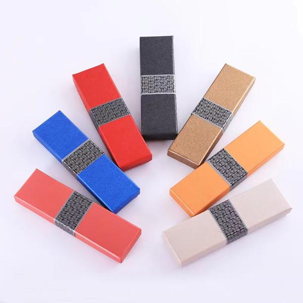 Black Pen Innovative Biodegradable Packaging Rectangle Gift Pen Box