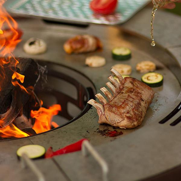 На открытом воздухе варя яма огня сада Corten изготовленного на заказ гриля барбекю шара огня стальная деревенская