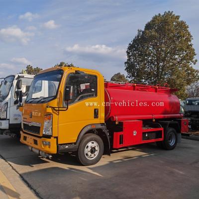 HOWO RHD Small Vacuum Fecal Truck 5000 Liter Sewage Suction Tanker Truck