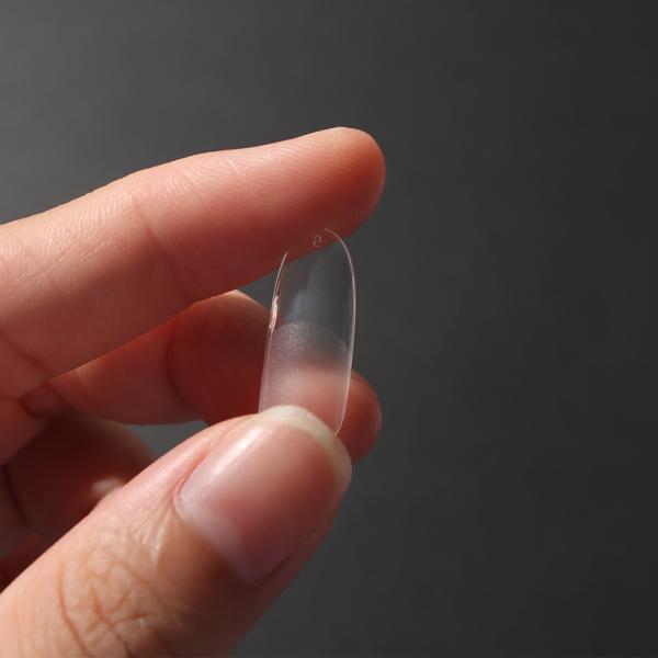 Acrylic Clear Full Cover Soft Gel X Nail Tip Wholesalers Long Coffin Almond Medium Full Cover Nail Extension 100/500 Pcs