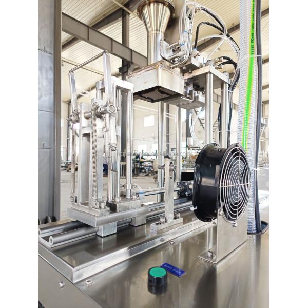 Plastic Packaging Manual Type Juice Gable Top Carton Filling Machine for Bottles