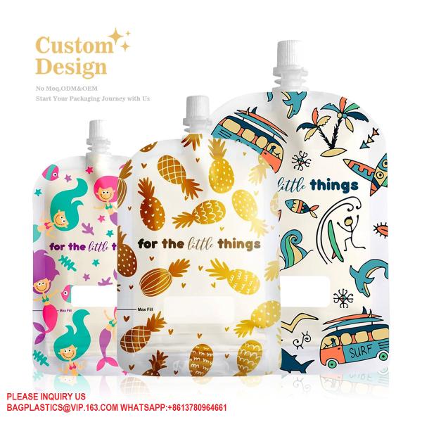 Spices Seasoning Packaging Bag Custom Spouted Stand Up Pouch Food Bags For Seasoning