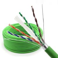 99,99% 100 pi de câble Ethernet UTP en l'absence d'oxygène Cat5e 4 de Cat5e appareillent le câble du réseau 24awg