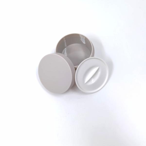 Light Gray Frosted Cosmetic Jars 150ml Beauty Packaging