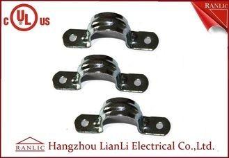 Electro Galvanized EMT Straps Clamps withTwo Hole , 3/4 1 Up to 4