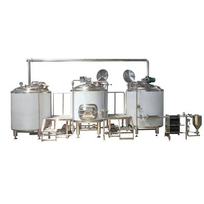 Kombucha Brewing Equipment 1000l Bar Beer Three Vessel Brew House with Steam Heating