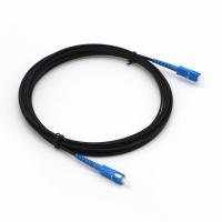 Câble optique d'intérieur de fibre de baisse de G657A1 FTTH, Sc au câble de correction de fibre de Sc
