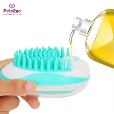 Animal de estimação da escova do banho do gel de silicone 100g que banha a ferramenta