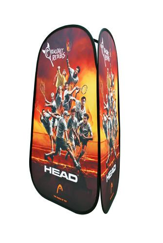 Promotional Custom Pop Up Banners For Trade Shows 52 W X 83.5 H Size