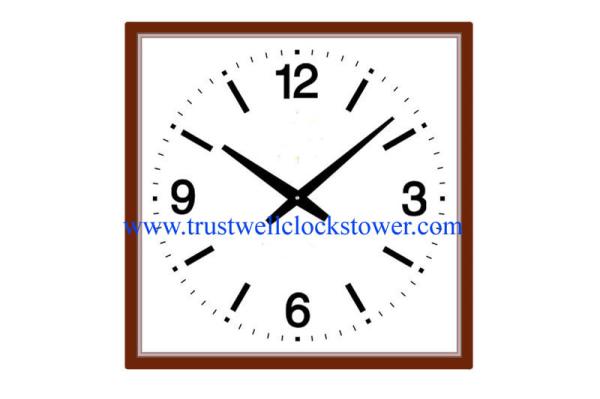 Church building clock,school wall clock square shape - Good Clock(Yantai) Trust-Well Co.,Ltd