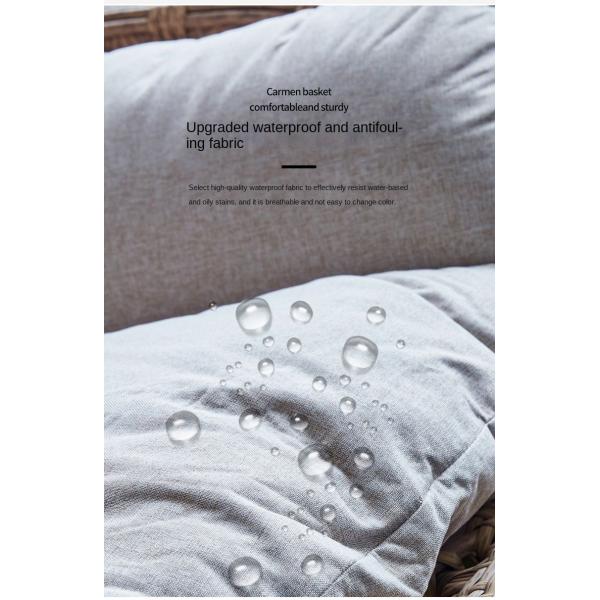 Wholesale Popular Wicker Patio Outdoor Metal Rattan Basket Egg Hanging Chair