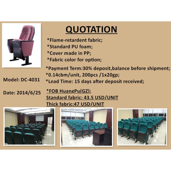 China High Quality Auditorium Chair, Theater Chair For Sale