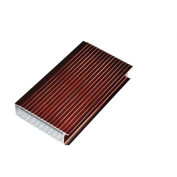 Electrophoresis 6063-T5 Aluminium Extrusion Profile By Bending / Cutting