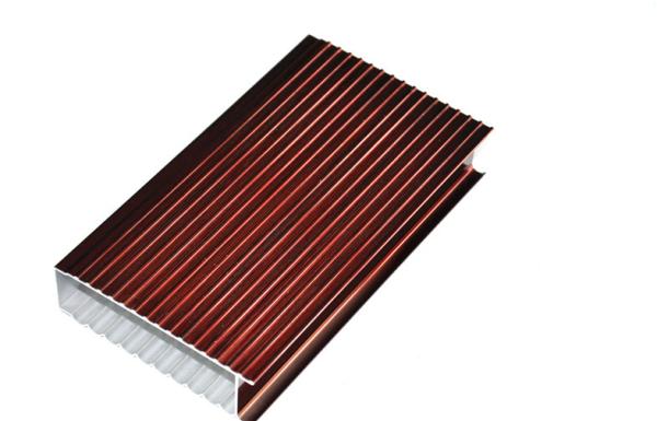Electrophoresis 6063-T5 Aluminium Extrusion Profile By Bending / Cutting
