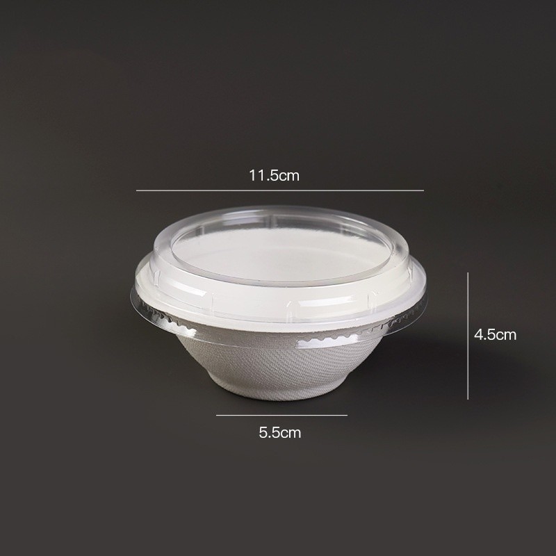 Different Size Eco-Friendly Sugarcane Pulp Bowl Biodegradable Disposable Tableware