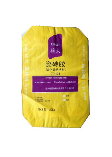 BOPP Laminated PP Woven Sacks For Flour Packaging Side Gusset Tear Resistant