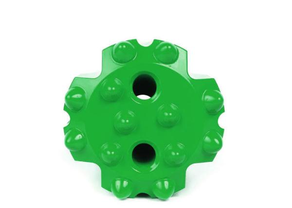 Mining Quarrying Threaded Button Bits 76mm T38 Flat Face Domed Parabolic