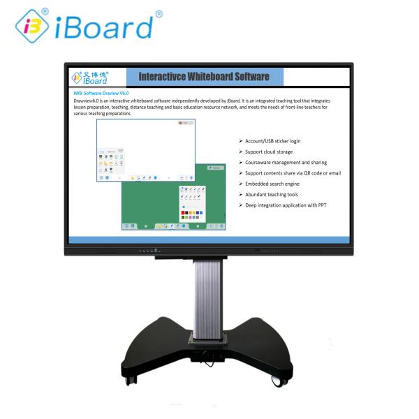 65 75 86 98 Inch 4K LCD Interactive Whiteboard Touch Panel Smart Classroom Electronic Board Digital Smart Board for Teaching