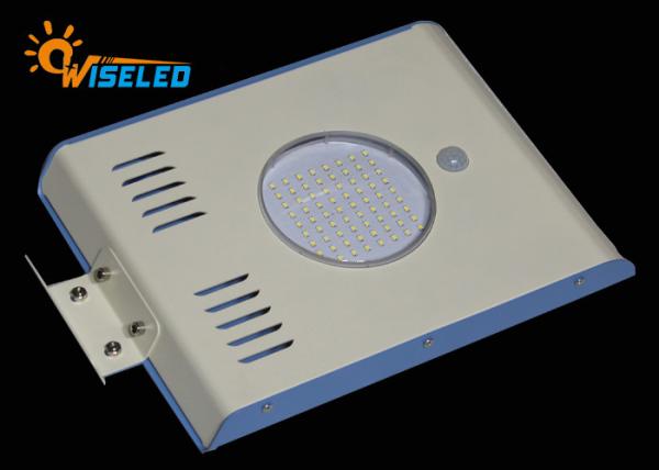 5W integrou a luz de rua solar do diodo emissor de luz, luzes exteriores postas solares do jardim de 550lm -750lm 