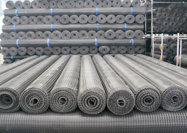 Plastic Pp Biaxial Geogrid 5.9 Meters Width High Tensile Strength