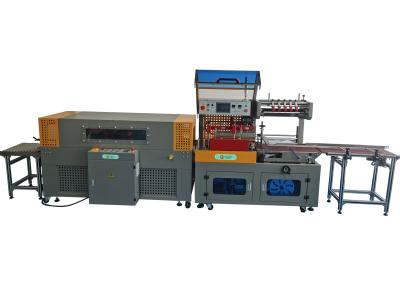 PE POF Film L Bar Shrink Wrap Machine Vertical For Higher Products