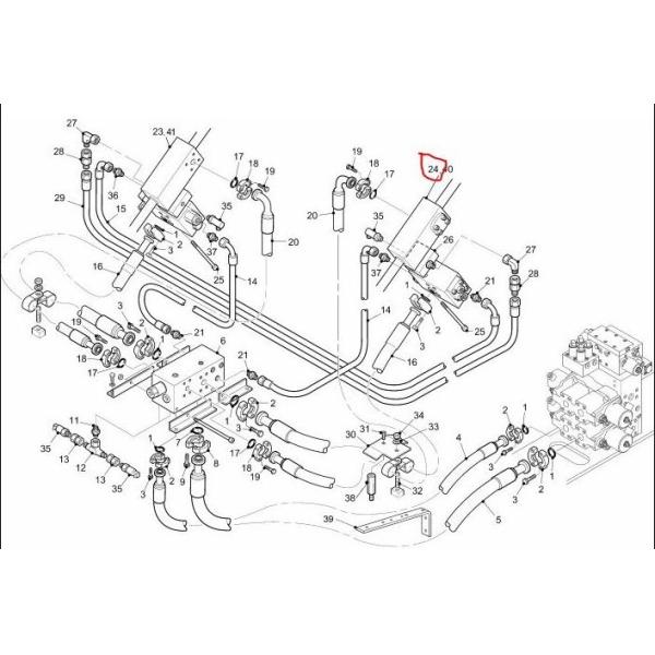 CE Hydraulic Control Valve Linde Reach Stacker Parts