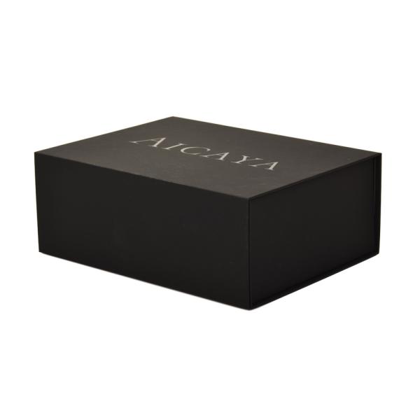Clothes Magnet Folding Box With Ribbons , Foldable Holiday Gift Box Packaging