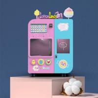 Sugar Fairy Floss Vending Machine eléctrico 220V 240V para la estación de metro