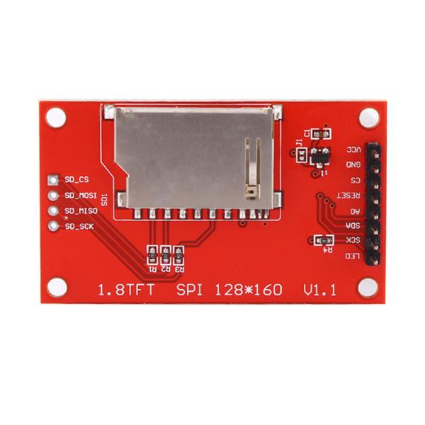 SPI 1,8 экран дисплея модуля TFT модуля ST7735 1,8 Spi 128x160 Tft Tft Lcd дюйма