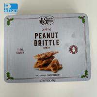 Emballage en étain de biscuit en étain vide avec imprimante CMYK / Pantone