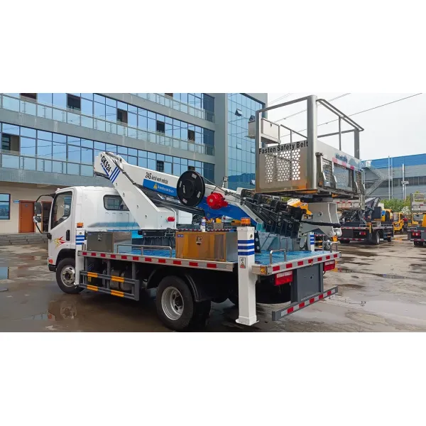 Factory Price for Sale: Liberation FAW 24m 28m Multi-Purpose Aerial Work Platform Hydraulic Platform Lift Truck, Telescopic Aerial Work Platform