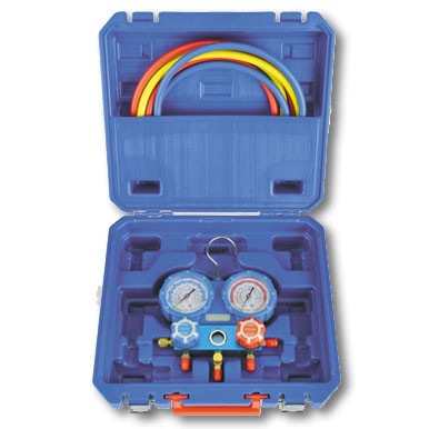 ODM HVAC Refrigerant Pressure Gauge Set For R410A High Precision