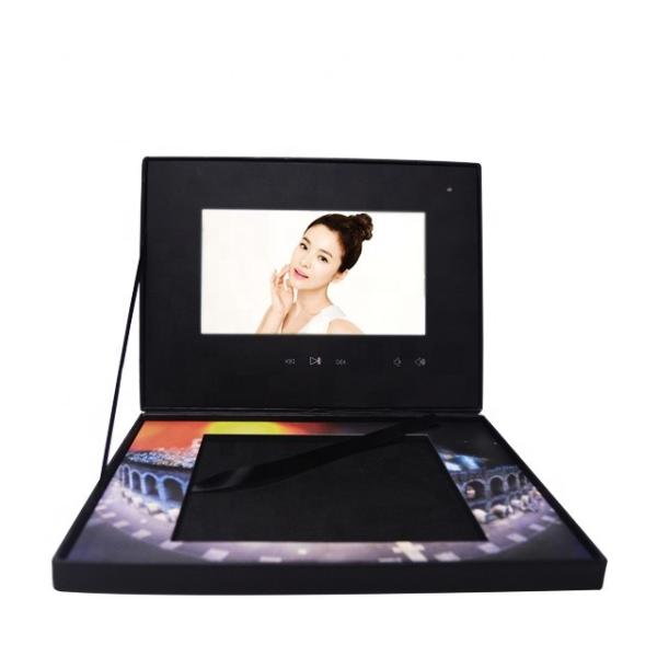 Custom Presentation Display Digital Invitation Video Brochure Card Packaging Gift Box With Lcd Screen