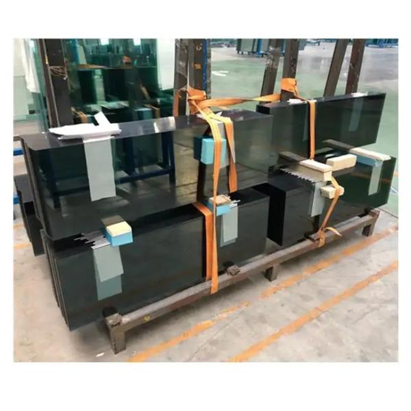 Vidrio de alta resistencia resistente al calor paneles de barandilla de vidrio endurecido de seguridad vidrio transparente templado 3 mm - 19 mm espesor borde pulido fino