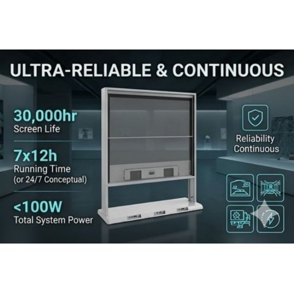 Hot Sale Digital Sign 55 Inch Ultra-thin High-definition 2x2 spliced Transparent OLED Screen